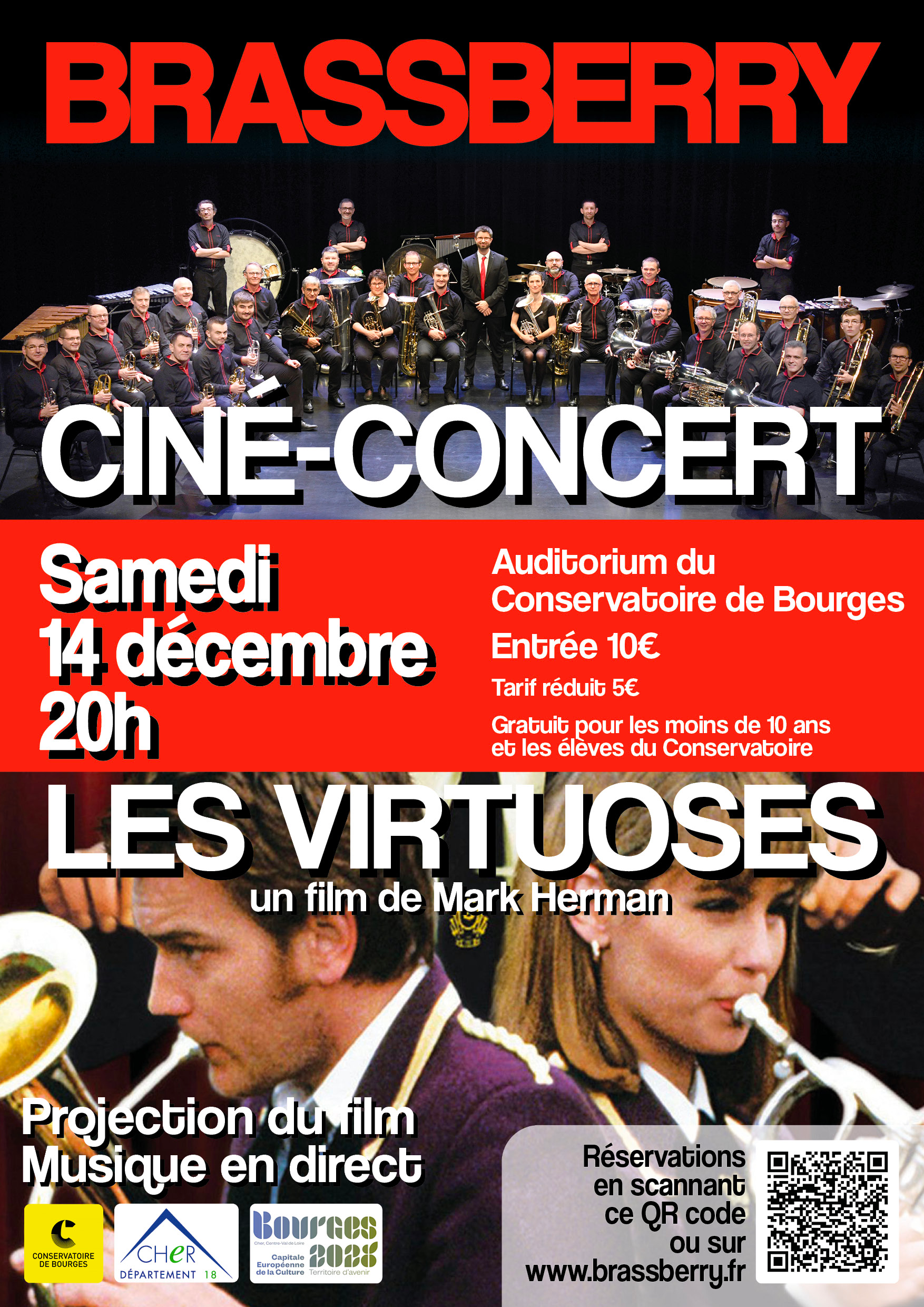 Affiche : Ciné-concert "Les Virtuoses"